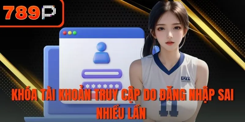 Khóa tài khoản truy cập do đăng nhập sai nhiều lần 